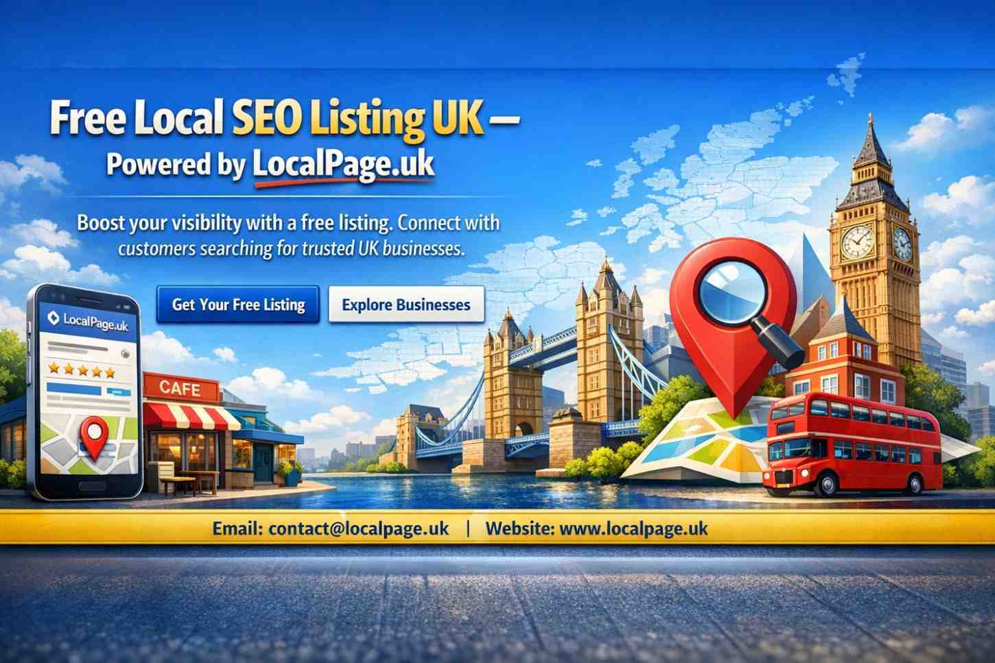 Professional directory of top UK local business consultants on localpage.uk